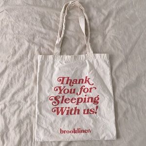 BROOKLINEN canvas tote bag